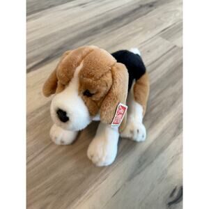 New With Tags Gund 13” Beagle Dog Plush Realistic Beagle 13067 Stuffed Animal